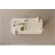 ASIR Hanah Home Lovge Coffee Table in Travertine