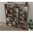ASIR Hanah Home Ample Bookshelf in Walnut