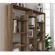 ASIR Hanah Home Ample Bookshelf in Walnut