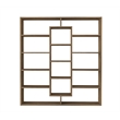 ASIR Hanah Home Ample Bookshelf in Walnut