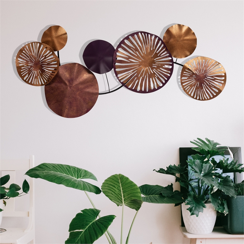 ASIR Wallity Astrid - CH102-2 Decorative Metal Wall Accessory in Multi-Color
