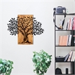 ASIR Wallity Sogut Decorative Wooden Wall Accessory in Walnut