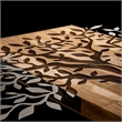 ASIR Wallity Sogut Decorative Wooden Wall Accessory in Walnut