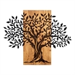 ASIR Wallity Sogut Decorative Wooden Wall Accessory in Walnut