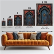 ASIR Wallity Decorative Framed Painting GE116-L in Multi-Color