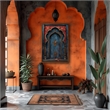 ASIR Wallity Decorative Framed Painting GE116-L in Multi-Color