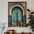 ASIR Wallity Decorative Framed Painting GE128-L in Multi-Color