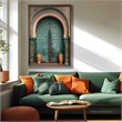 ASIR Wallity Decorative Framed Painting GE128-L in Multi-Color