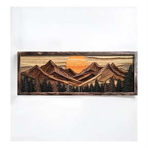 ASIR Wallity Decorative Framed Painting EMR029 in Multi-Color