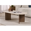 ASIR Hanah Home Sable Coffee Table in Walnut