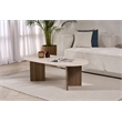 ASIR Hanah Home Sable Coffee Table in Walnut