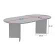 ASIR Hanah Home Sable Coffee Table in Walnut