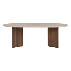 ASIR Hanah Home Sable Coffee Table in Walnut