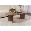 ASIR Hanah Home Sable Coffee Table in Venezia Walnut
