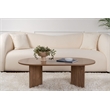 ASIR Hanah Home Sable Coffee Table in Venezia Walnut