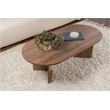 ASIR Hanah Home Sable Coffee Table in Venezia Walnut