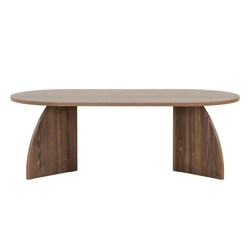 ASIR Hanah Home Melina Coffee Table in Venezia Walnut