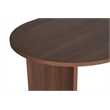 ASIR Hanah Home Sablin Dining Table in Milano Walnut