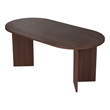 ASIR Hanah Home Sablin Dining Table in Milano Walnut