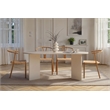 ASIR Hanah Home Sablin Dining Table in White