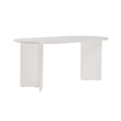 ASIR Hanah Home Sablin Dining Table in White