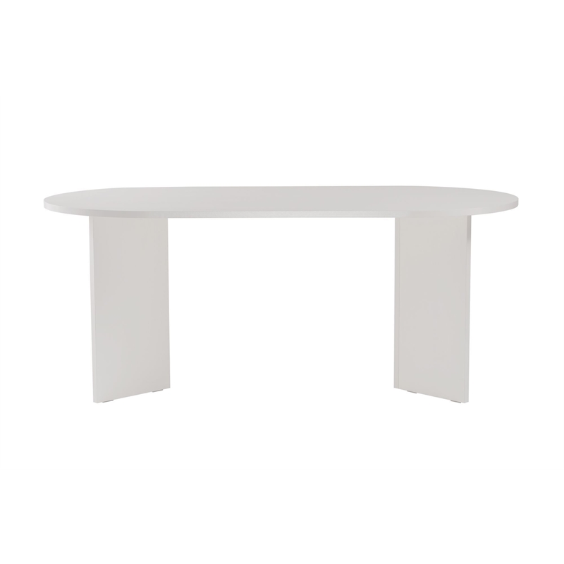 ASIR Hanah Home Sablin Dining Table in White