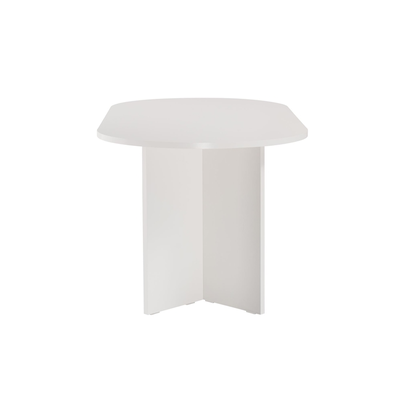 ASIR Hanah Home Sablin Dining Table in White