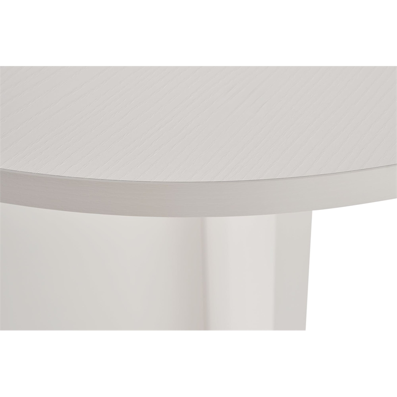 ASIR Hanah Home Sablin Dining Table in White