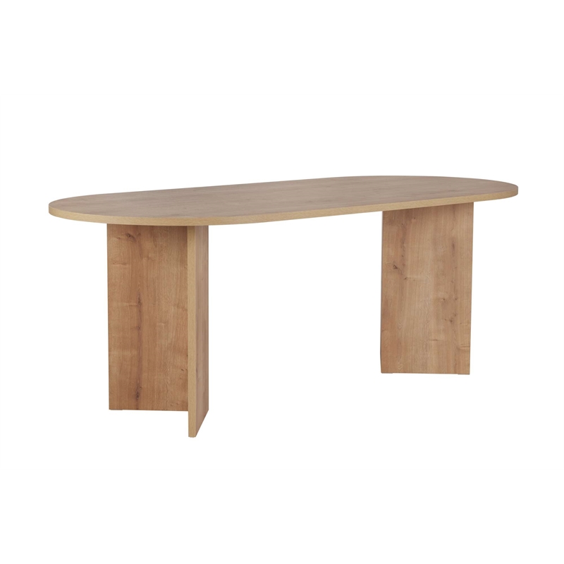 ASIR Hanah Home Sabella Dining Table in Sapphire Oak