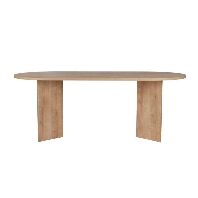 ASIR Hanah Home Sabella Dining Table in Sapphire Oak