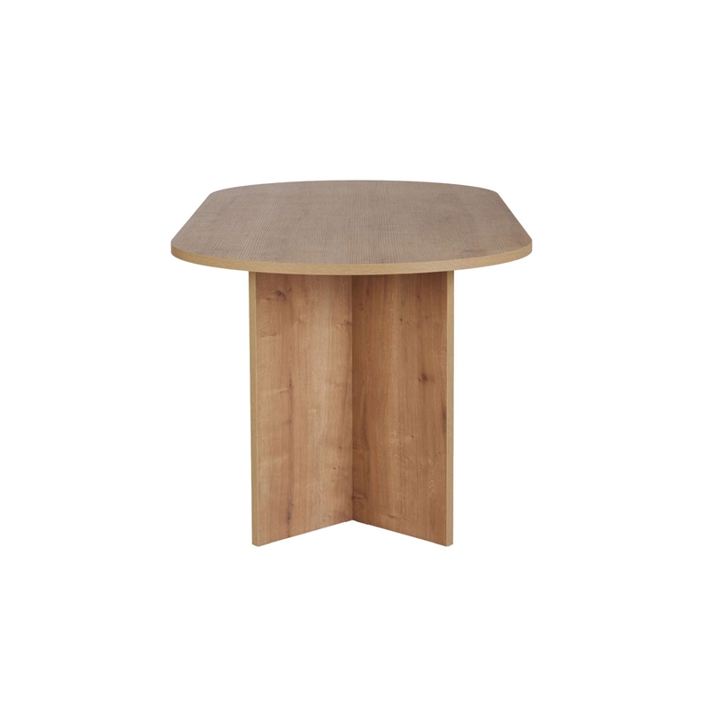 ASIR Hanah Home Sabella Dining Table in Sapphire Oak