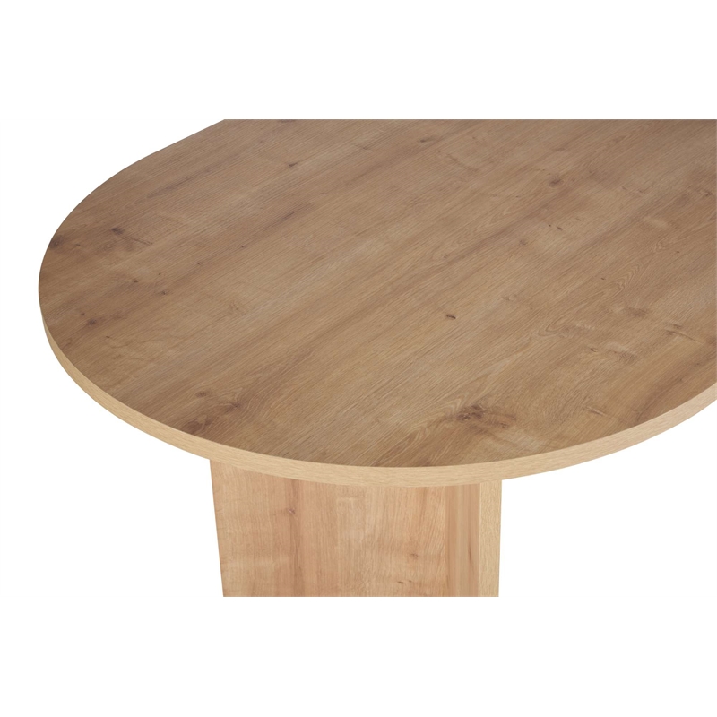 ASIR Hanah Home Sabella Dining Table in Sapphire Oak