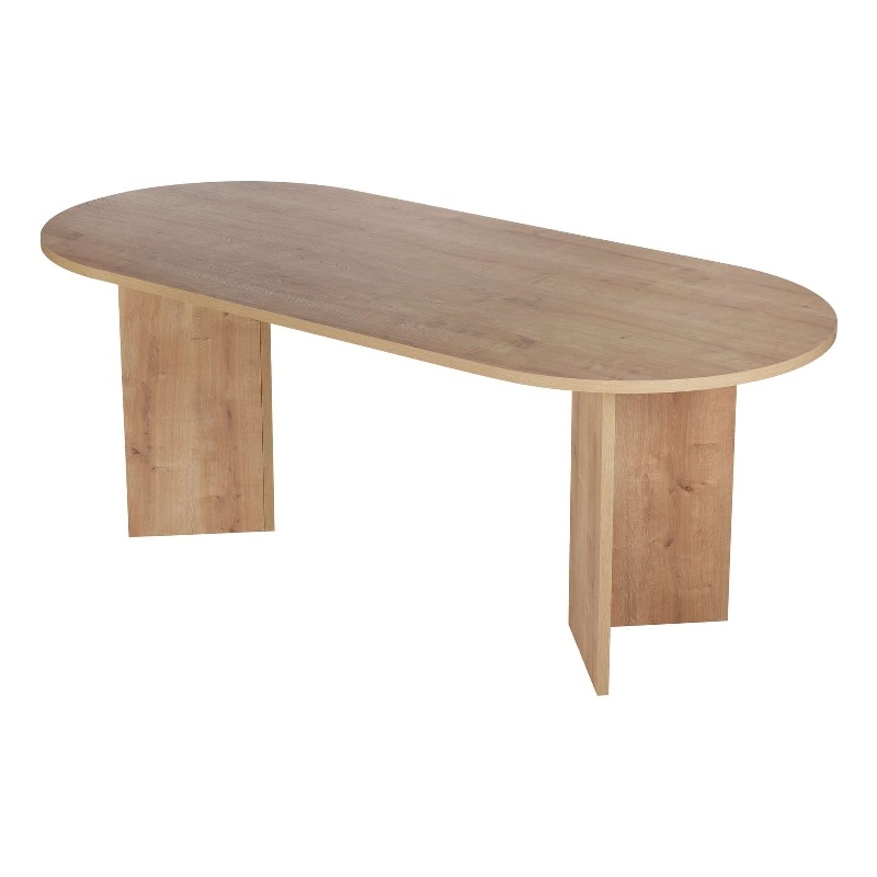 ASIR Hanah Home Sabella Dining Table in Sapphire Oak