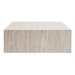 ASIR Hanah Home Prizma Coffee Table in Travertine
