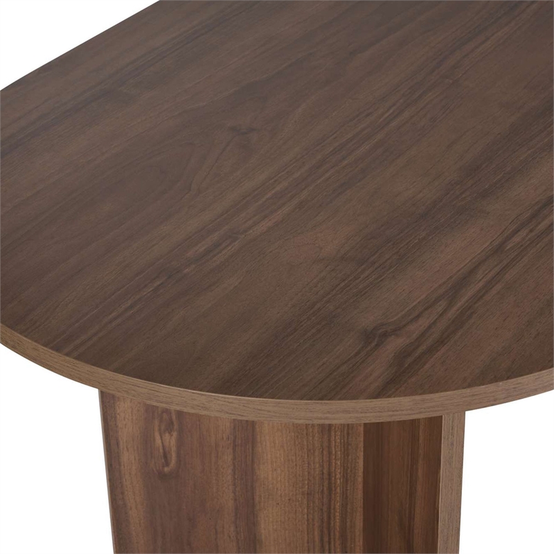ASIR Hanah Home Sabella Dining Table in Venezia Walnut