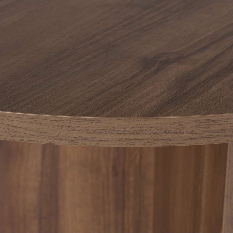 ASIR Hanah Home Sabella Dining Table in Venezia Walnut