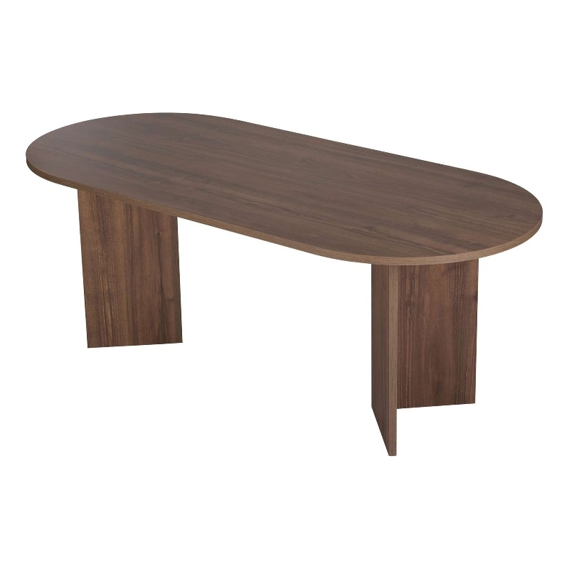 ASIR Hanah Home Sabella Dining Table in Venezia Walnut