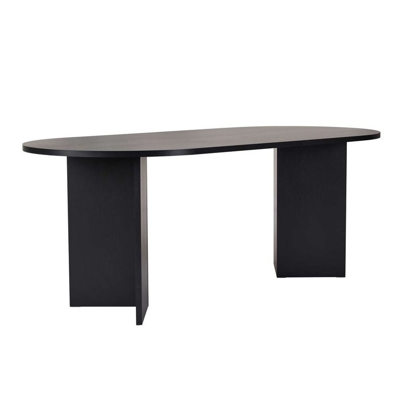 ASIR Hanah Home Sabella Dining Table in Black
