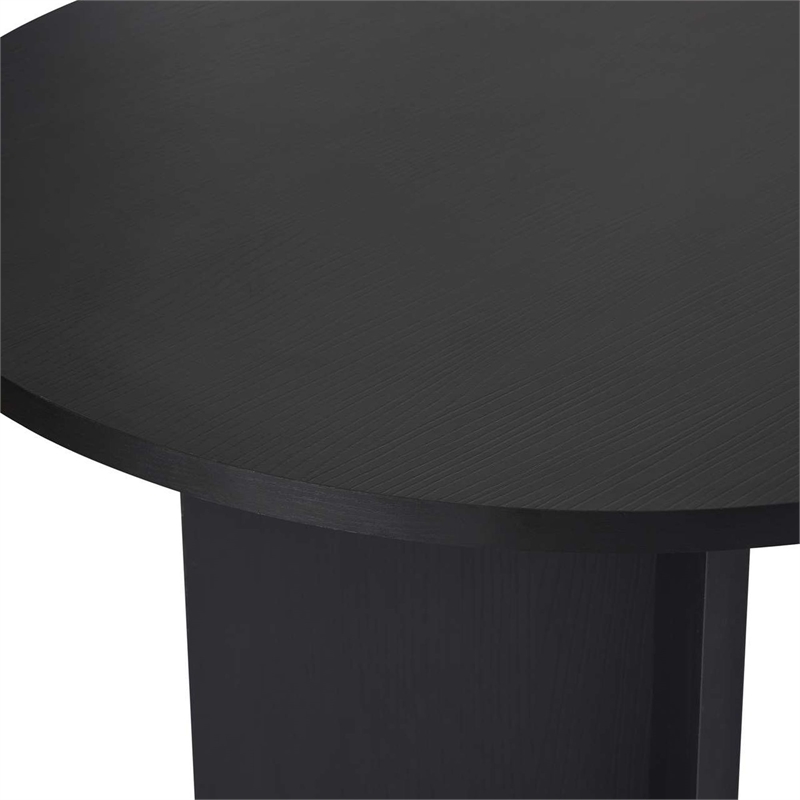ASIR Hanah Home Sabella Dining Table in Black