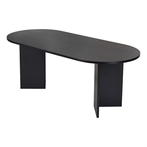 ASIR Hanah Home Sabella Dining Table in Black