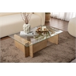 ASIR Hanah Home Flavio Coffee Table in Honey Oak