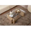 ASIR Hanah Home Flavio Coffee Table in Honey Oak
