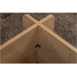 ASIR Hanah Home Flavio Coffee Table in Honey Oak