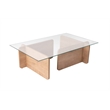 ASIR Hanah Home Flavio Coffee Table in Honey Oak