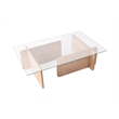 ASIR Hanah Home Flavio Coffee Table in Honey Oak