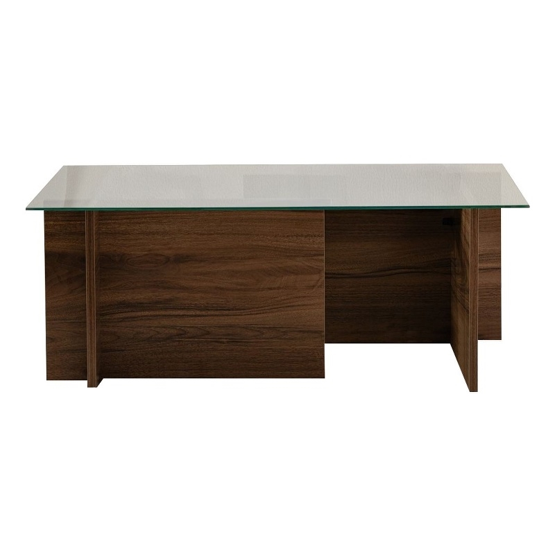 ASIR Hanah Home Vetrino Coffee Table in Venezia Walnut