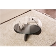 ASIR Hanah Home Aeris Coffee Table in Transparent Black