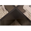 ASIR Hanah Home Aeris Coffee Table in Transparent Black