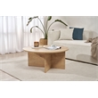ASIR Hanah Home Soleil Coffee Table in Sapphire Oak