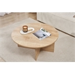 ASIR Hanah Home Soleil Coffee Table in Sapphire Oak